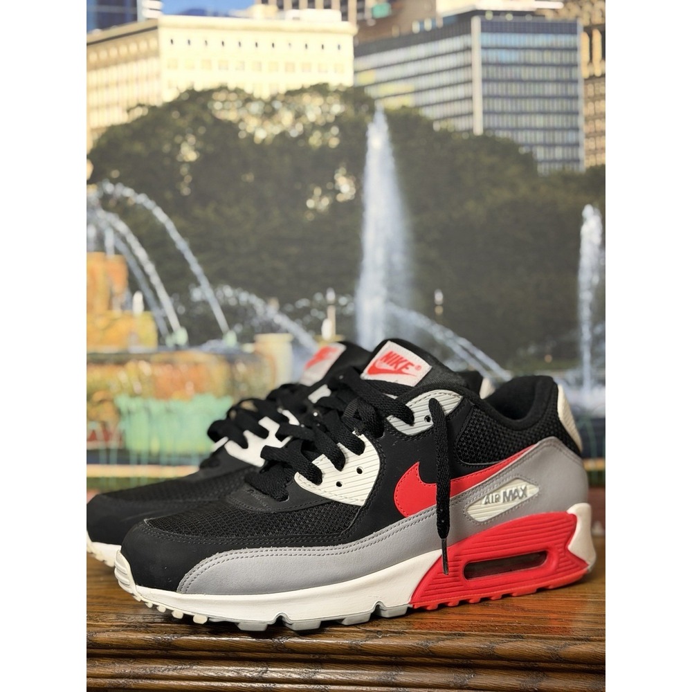 Size 9 - Nike Air Max 90 Essential Bright Crimson Infrared Rare